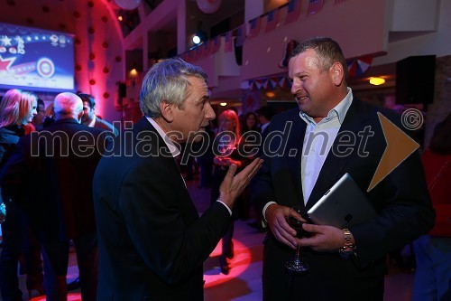 Vladimir Vodušek in Tomaž F. Lovše, direktor Diners Club