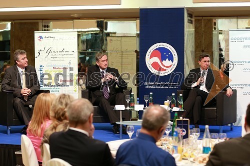 	Dr. Milan Zver, dr. Danilo Türk, predsednik RS in Borut Pahor