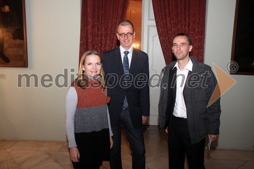 Dr. Valentina Bevc Varl, kustosinja, dr. Matthias Weniger, kustos Bavarskega narodnega muzeja in Oskar Habjanič, kustos