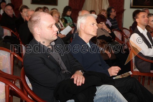 Mitja Čander, programski direktor javnega zavoda EPK Maribor 2012 in Drago Oman, Pokrajinski muzej Maribor