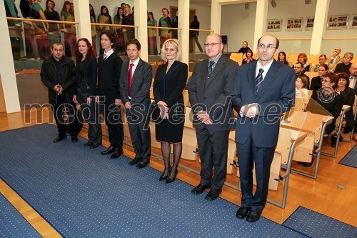 Dr. Milan Franc, Filozofska fakulteta Univerze v Mariboru, dr. Katja Bergles, Filozofska fakulteta Univerze v Mariboru,  dr. Matjaž Ezgeta, Filozofska fakulteta Univerze v Mariboru, dr. Robert Mavsar, Ekonomsko-poslovna fakulteta Univerze v Mariboru, dr. Olga Dečman Dobrnjič, Fakulteta za organizacijske vede Univerze v Mariboru, dr. Robert Repnik, Fakulteta za naravoslovje in matematiko Univerze v Mariboru ter dr. Klemen Bohinc, Fakulteta za naravoslovje in matematiko Univerze v Mariboru