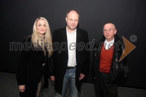 Maja Čepin Čander in soprog Mitja Čander, programski direktor javnega zavoda EPK Maribor 2012 ter Boris Cizej, glavni producent programskega sklopa Ključi mesta EPK 2012