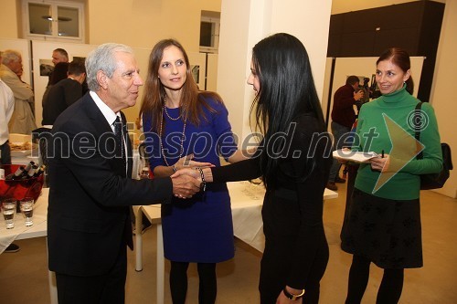 Antonio Magalhaesa župan Guimaraesa, Nataša Kos, pomočnica programskega direktorja Zavoda Maribor 2012 - EPK in Astrid Bah, podžupanja MOM; Barbara Juršič, tolmačka in strokovnjakinja za port. jezik