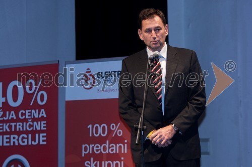 Andrej Ribič, predsednik uprave Elektro Ljubljana d.d.,
