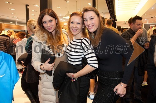 Lea Perovšek, Miss Športa 2010, Irena Kogoj, pevka in Saša Bernetič, novinarka