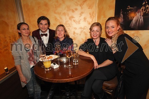 ..., Branko Jordan, igralec, Andreja Japelj, Livia Pandur, direktorica Pandur.Theaters in Valentina Turcu, koreografinja