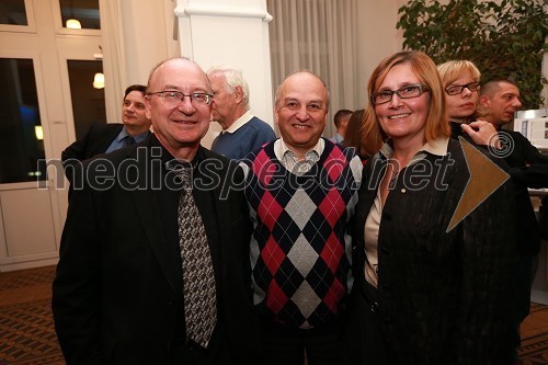 Adrian Mykhalchyshyn, Aleksander Beljavski, šahovski velemojster 
in Klaudija Šturm, direktorica podjetja MR d.o.o.