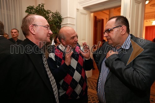 Adrian Mykhalchyshyn, Aleksander Beljavski, šahovski velemojster in Georg Mohr, šahovski mojster