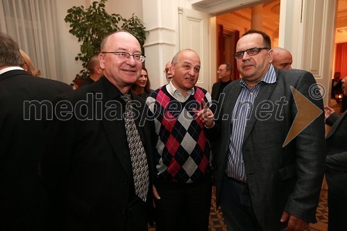 Adrian Mykhalchyshyn, Aleksander Beljavski, šahovski velemojster in Georg Mohr, šahovski mojster