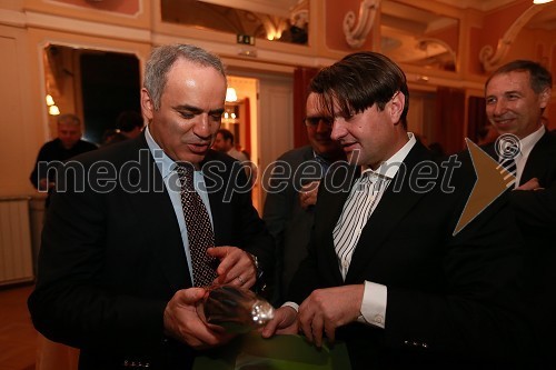 Garry Kasparov in Leo Ivanjko, lastnik družbe Vinag