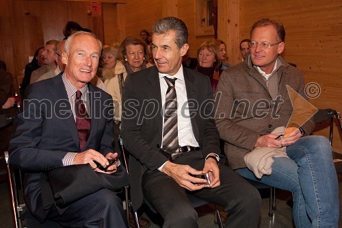 Janez Pergar, Stojan Petrič, predsednik uprave Kolektor group in Janez Škrabec, direktor podjetja Riko d.o.o.