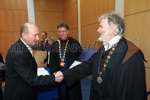 Dr. Stanko Čokelc, Ekonomsko-poslovna fakulteta Univerze v Mariboru in prof. dr. Samo Bobek, dekan Ekonomsko-poslovne fakultete Univerze v Mariboru