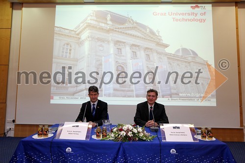 Obisk rektorja TU Graz prof. dr. Haralda Kainza in zasedanje Slovenske rektorske konference