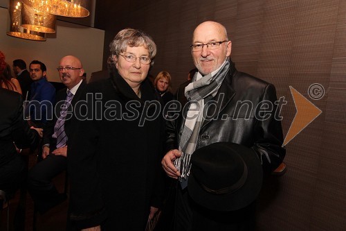 Vlado Podhostnik, Rotary Club Maribor in soproga Marija