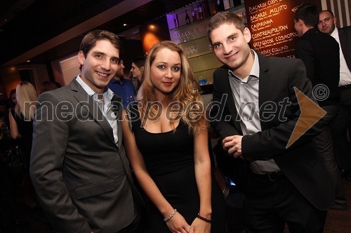 Aleš Guid,  Anzhelika Yushchenko in Andrej Guid