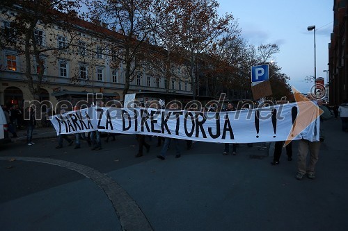 Protesti na Trgu Svobode v Mariboru