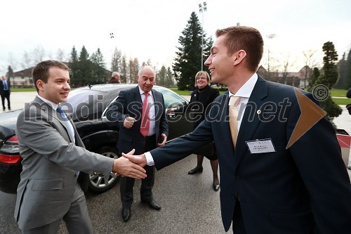 Nikolaj Nikiforov, ruski minister za telekomunikacije in množične medije, Mark Boris Andrijanič, vodja Mreže idej