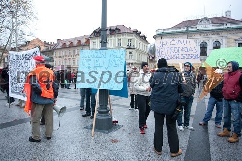 Protesti v Ljubljani