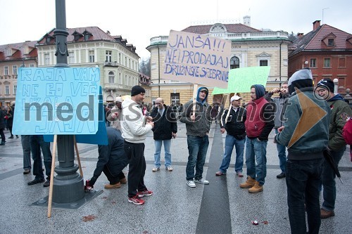 Protesti v Ljubljani