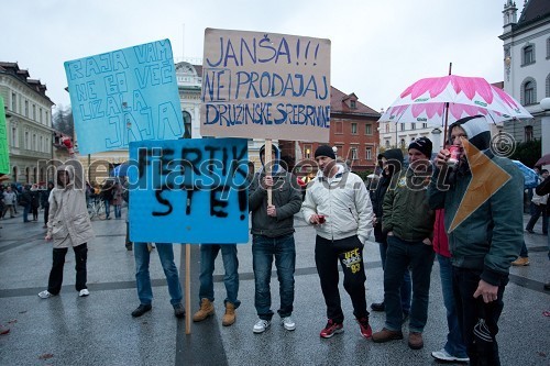 Protesti v Ljubljani