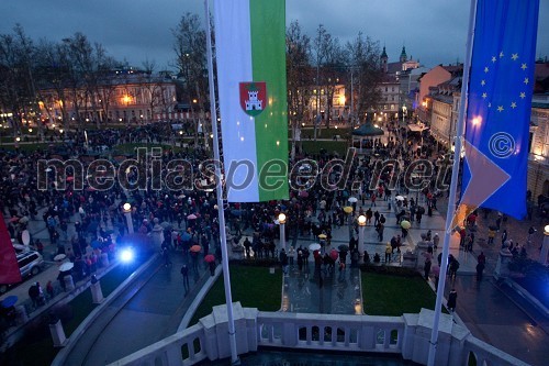 Protesti v Ljubljani