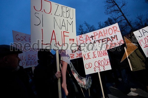 Protesti v Ljubljani