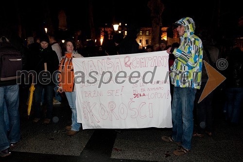 Protesti v Ljubljani