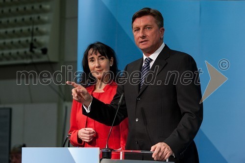 Tanja; Borut Pahor, predsednik Republike Slovenije