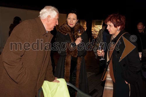 Lojze Gorenc; Božena; Majda Širca, nekdanja ministrica