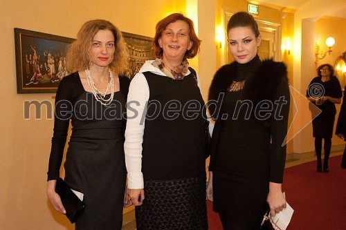 Hermina Kovačič, novinarka; Jerneja Kamnikar, direktorica Vivo Catering; Mateja Štimac, Krznarstvo Eber