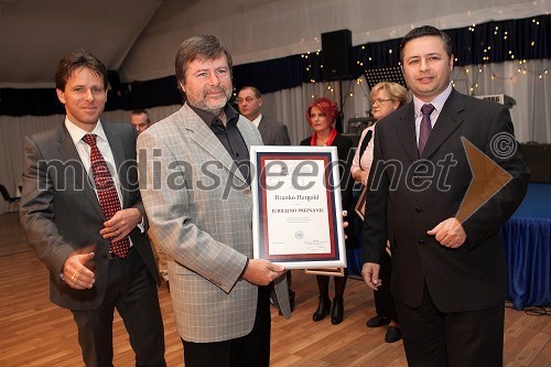 Aleš Pulko, predsednik Obrtne zbornice Maribor; Branko Hergold;  Igor Meglič