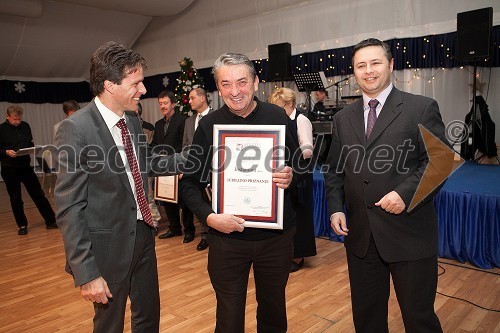 Aleš Pulko, predsednik Obrtne zbornice Maribor; Venčeslav Murčec;  Igor Meglič