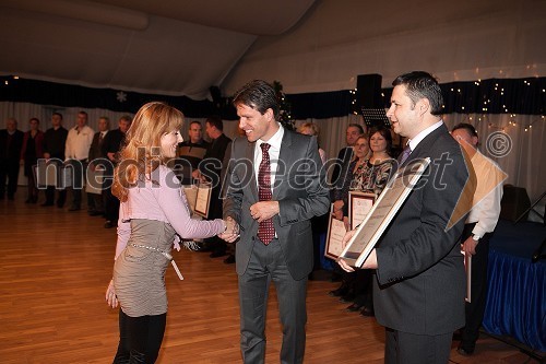 Andreja Tertinek-Kekec; Aleš Pulko, predsednik Obrtne zbornice Maribor;  Igor Meglič