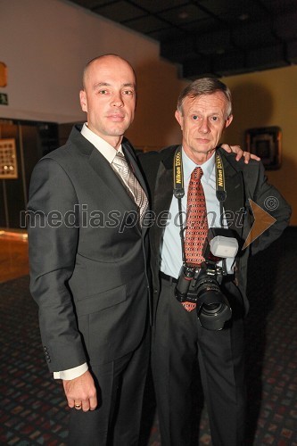 Tomaž Polak, ravnatelj Glasbene šole Gornja Radgona; Dani Mauko, fotograf