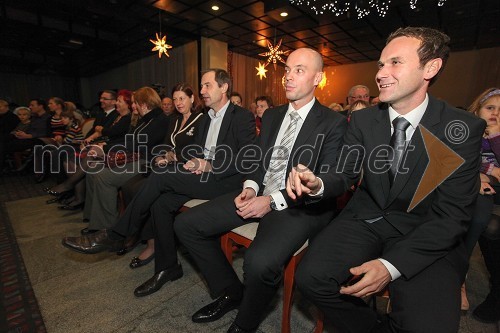 Tomaž Polak, ravnatelj Glasbene šole Gornja Radgona; Borut Cvetkovič, direktor podjetja Radgonske gorice d.d.