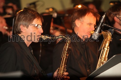 Člana Big band Glasbene šole Gornja Radgona & Radgonske gorice