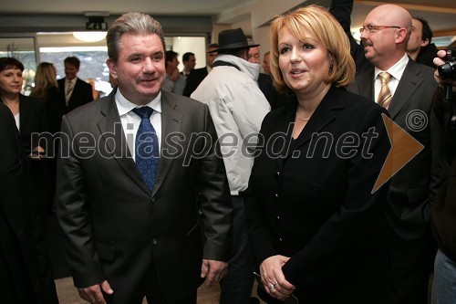 Andrej Vizjak, minister za gospodarstvo in Alenka Iskra, predsednica uprave Terme Maribor d.d.