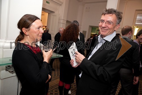 Suzana Rebolj; prof. dr. Danijel Rebolj, rektor Univerze v Mariboru