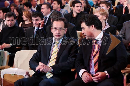 Dr. Žiga Turk, minister za izobraževanje, znanost, kulturo in šport; Mitja Bervar, predsednik Državnega sveta