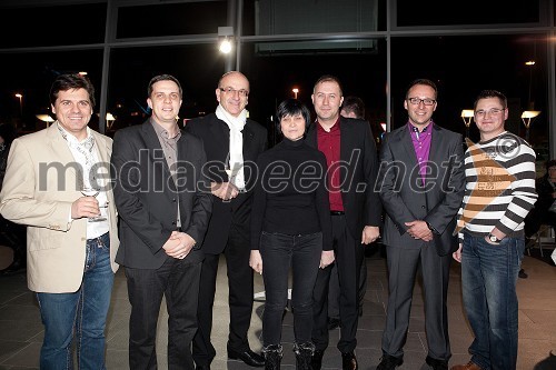 Christian Lugert, direktor Porsche Inter Auto Slovenija; ...; Heinz Slesak, direktor Porsche Slovenija d.o.o.; ...; Denis Rojs, Porsche Ptujska cesta; ...; ...; ...