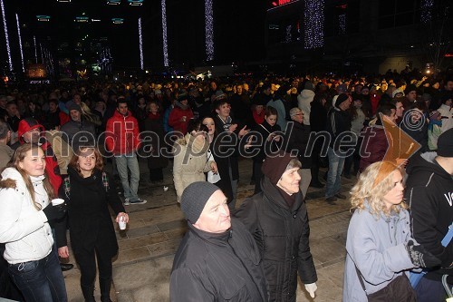 Silvestrovanje na Trgu Leona Štuklja v Mariboru