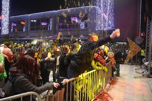 Silvestrovanje na Trgu Leona Štuklja v Mariboru