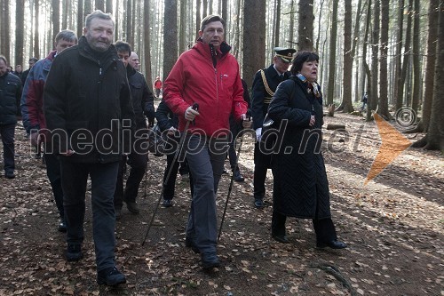 Ivan Žagar, župan Občine Slovenska Bistrica in Borut Pahor, predsednik Republike Slovenije