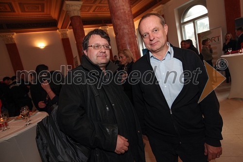 Doc. dr. Uroš Lobnik, univerzitetni arhitekt; prof. dr. Marko Jesenšek, dekan Filozofske fakultete Univerze v Mariboru