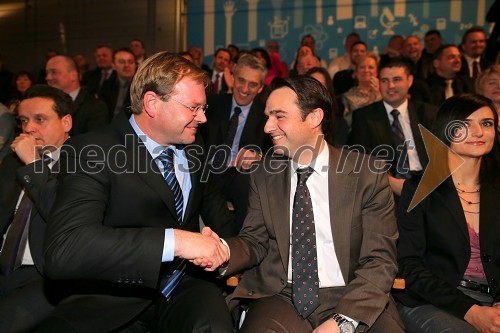 Marko Škriba, direktor znamke Volkswagen pri Porsche Slovenija d.o.o.; Danilo Ferjančič, generalni direktor Porsche Slovenija d.o.o.