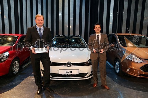 Marko Škriba, direktor znamke Volkswagen pri Porsche Slovenija d.o.o.; Danilo Ferjančič, generalni direktor Porsche Slovenija d.o.o.