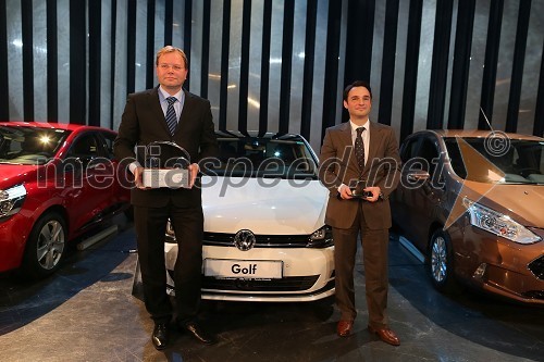 Marko Škriba, direktor znamke Volkswagen pri Porsche Slovenija d.o.o.; Danilo Ferjančič, generalni direktor Porsche Slovenija d.o.o.