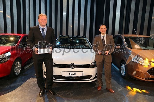 Marko Škriba, direktor znamke Volkswagen pri Porsche Slovenija d.o.o.; Danilo Ferjančič, generalni direktor Porsche Slovenija d.o.o.