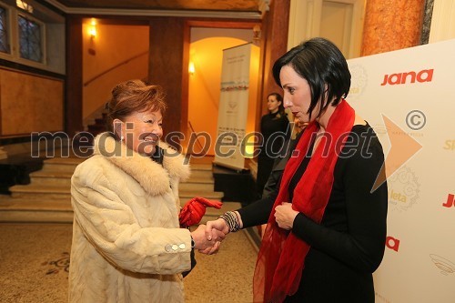 Tjaša Andree Prosenc, odvetnica; Melita Berzelak, glavna in odgovorna urednica revije Jana