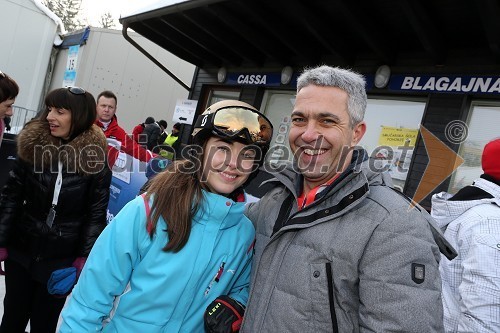 Marko Arsenovič, direktor podjetja S.Oliver SLO in hčerka